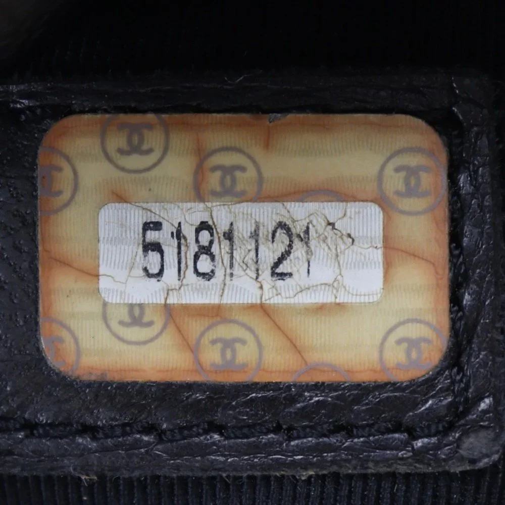 CHANEL Black Caviar Leather Bag